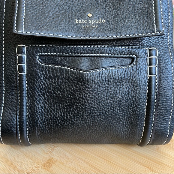 NWOT! Kate Spade $498 Claremont Drive Cody Cowhide Black Leather Backpack - Picture 5 of 16